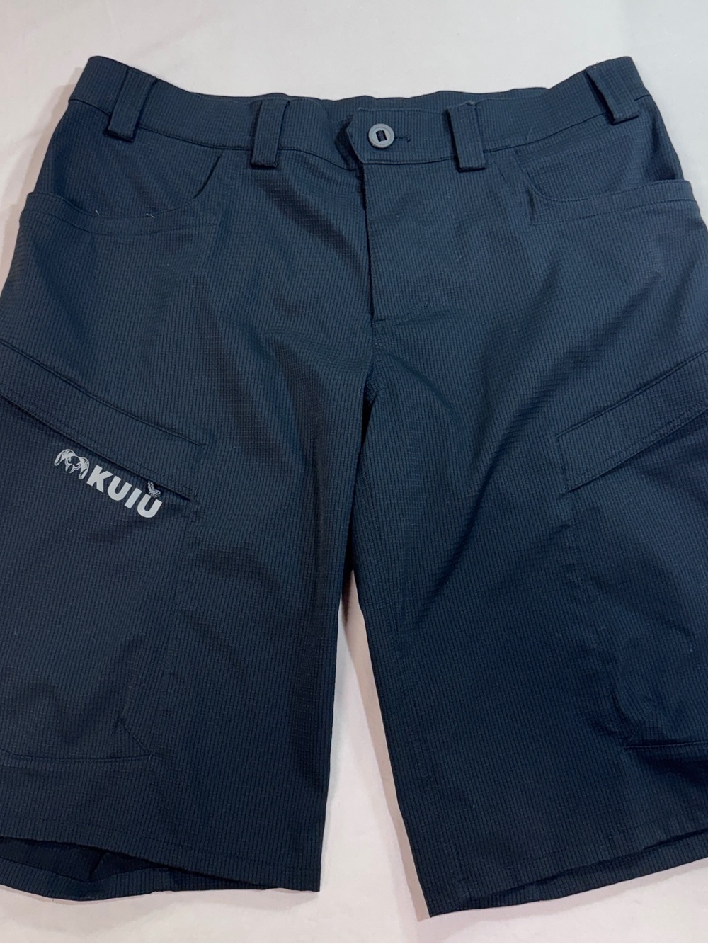 Kuiu Tiburon Shorts Mens 36 Black Cargo Hiking Hunting Quick Dry Outdoor 50+ UPF